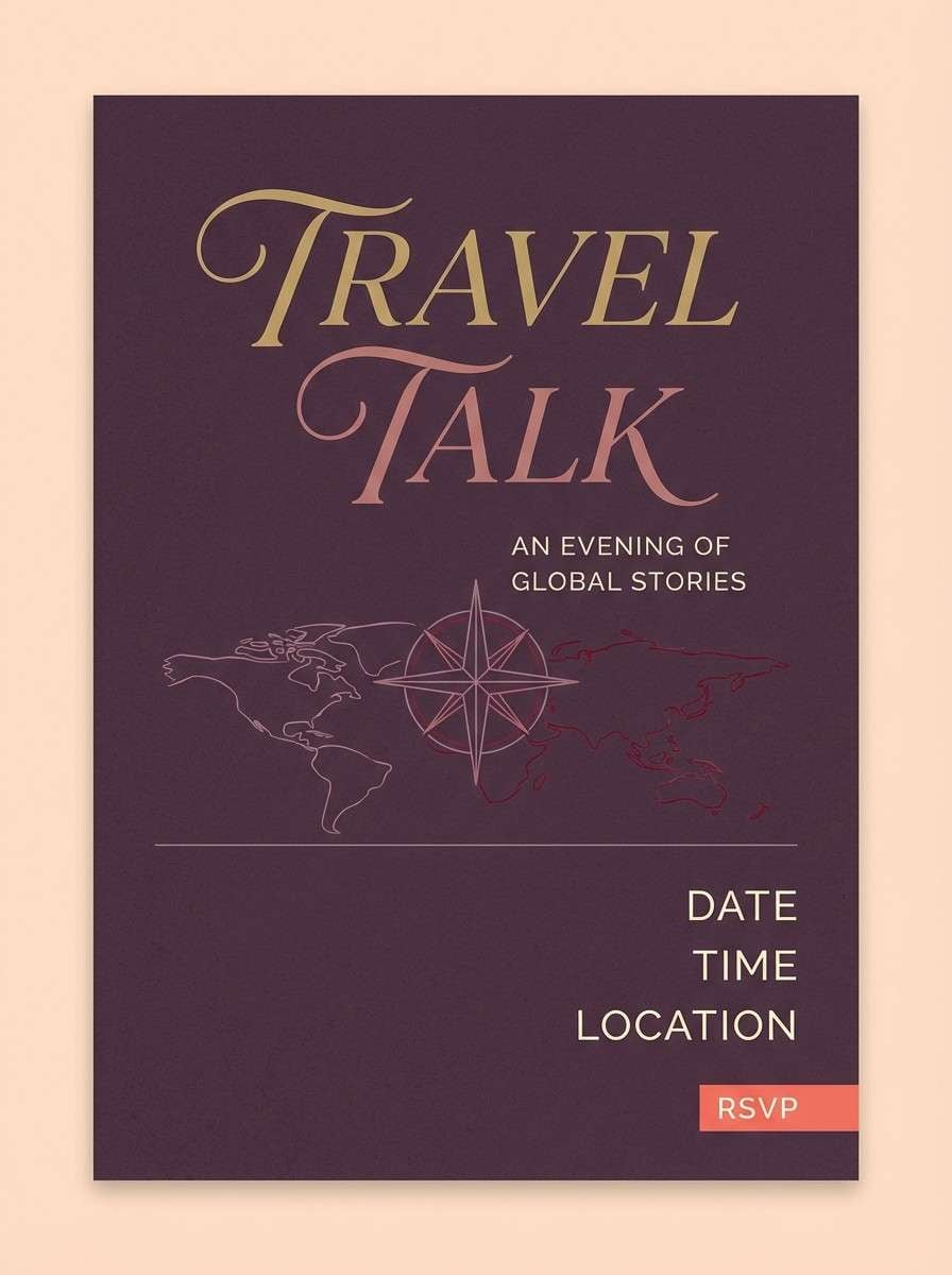 travel talk invitation