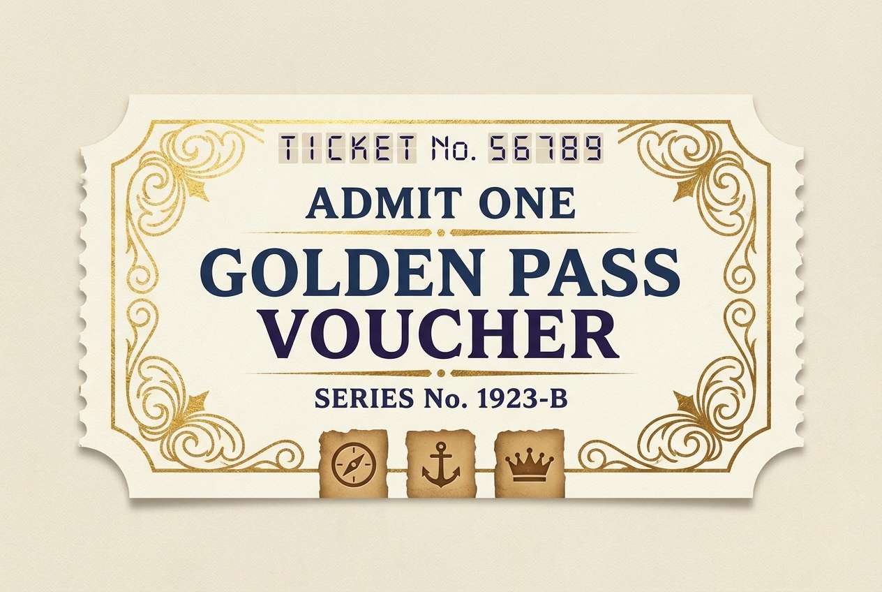 ticket voucher design