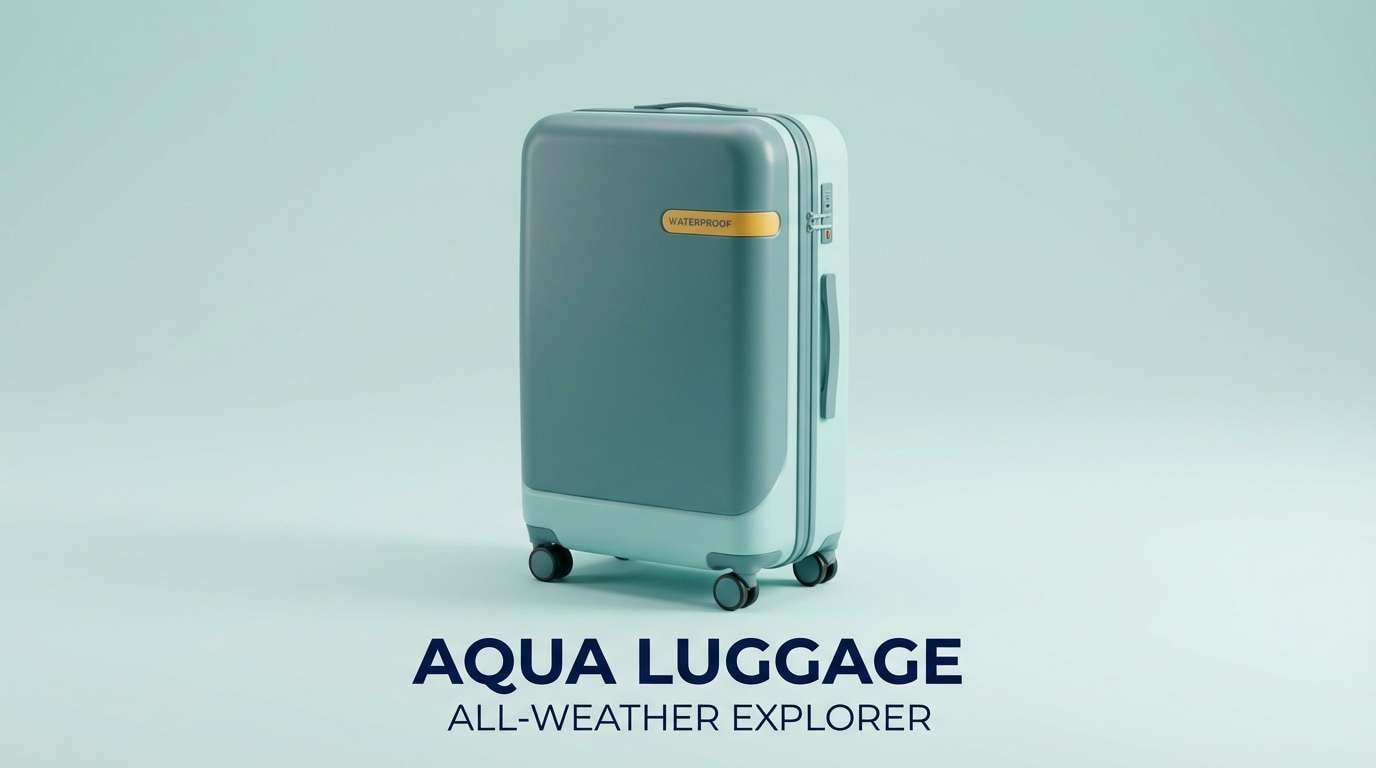 waterproof luggage ad