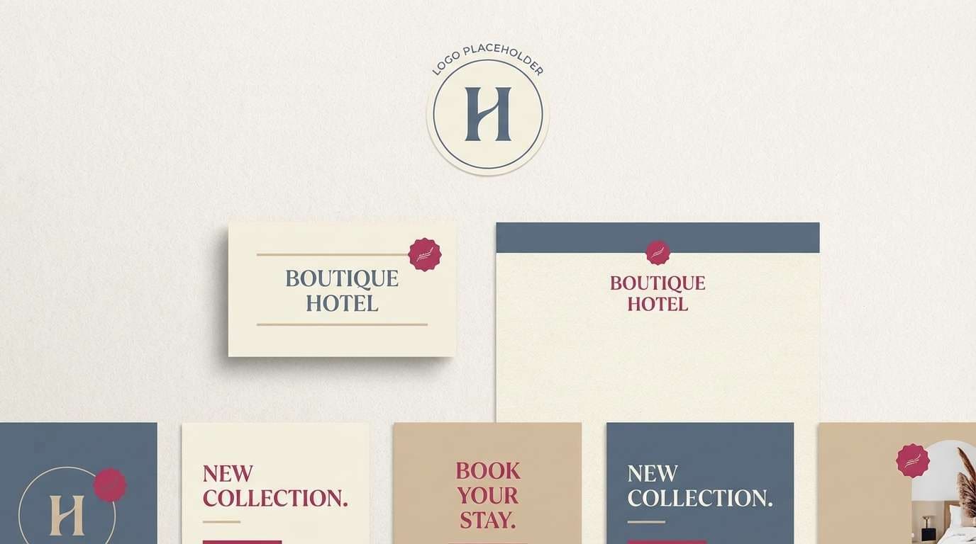 boutique hotel brand kit