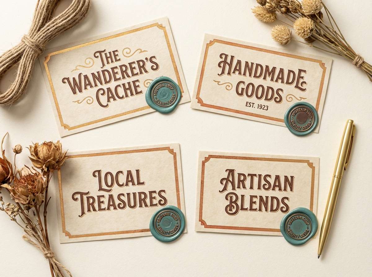 souvenir label packaging