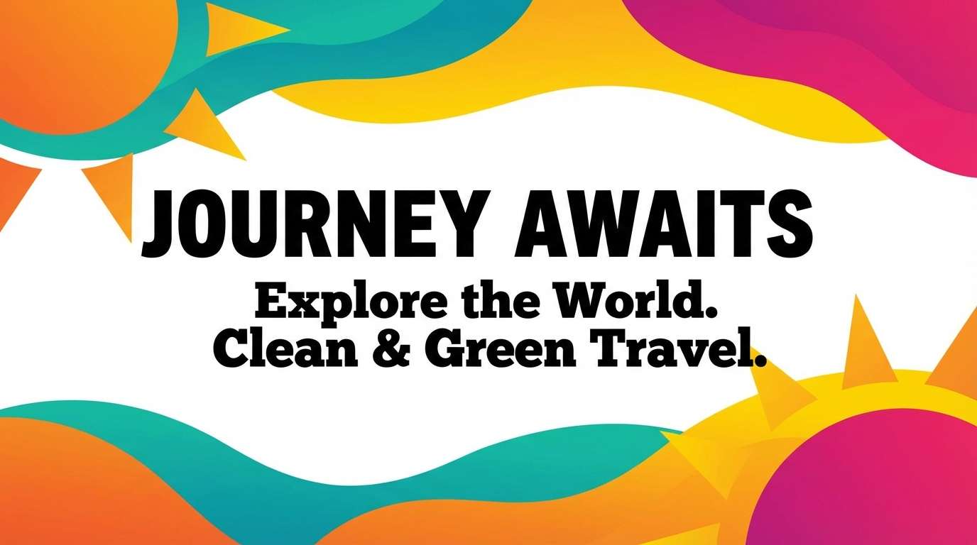 travel hero banner layout