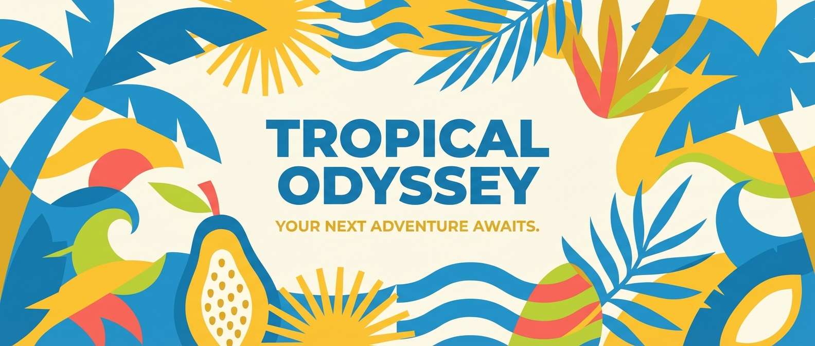 tropical travel hero banner