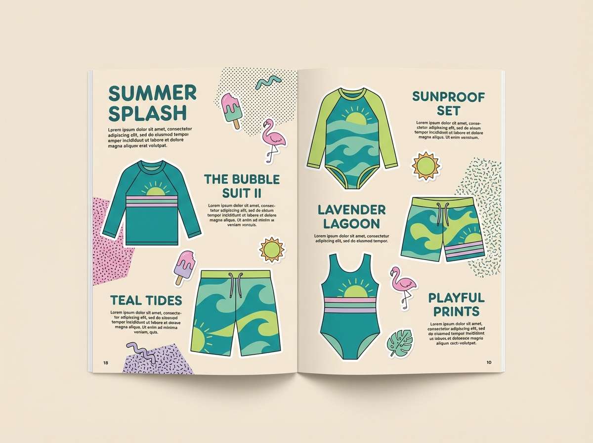 kids swimwear lookbook