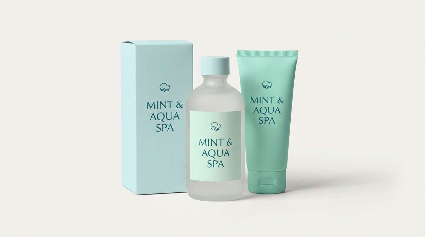 aqua spa packaging set