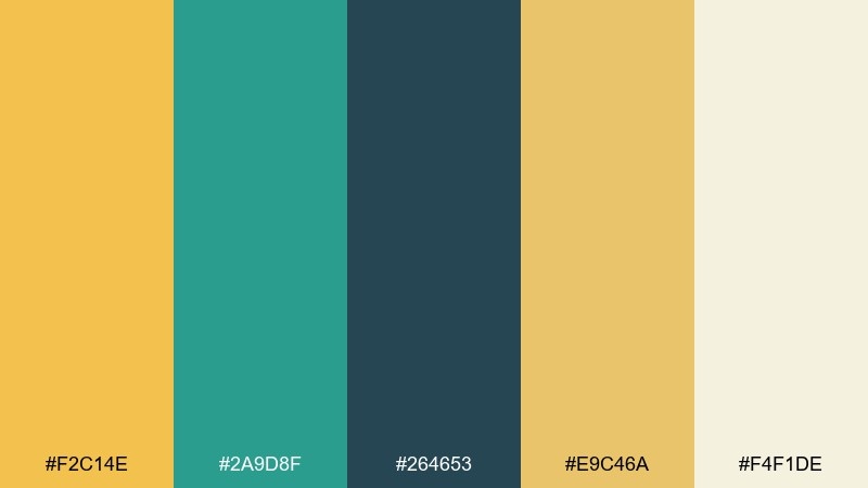 tropical leaf alloy color palette with hex codes