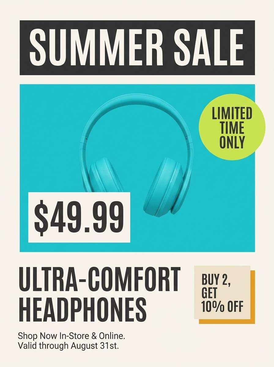 product promo poster