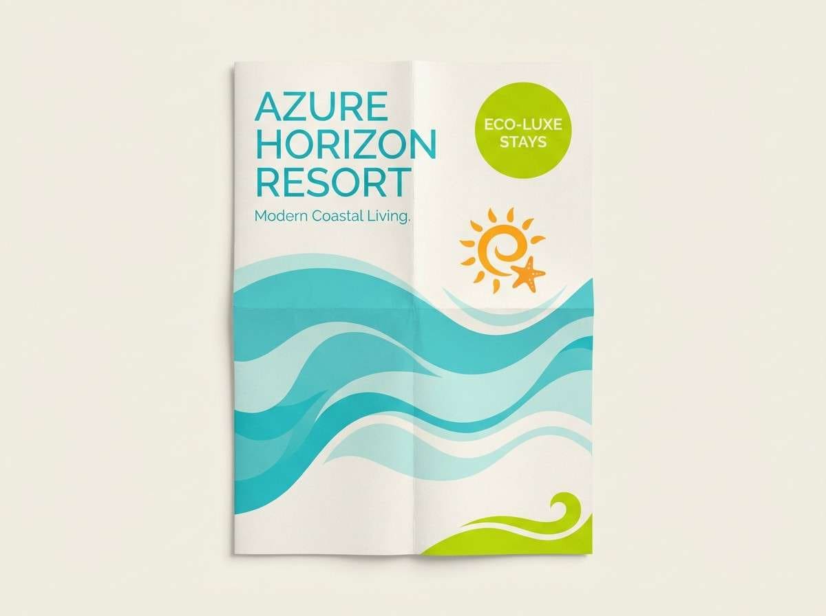 resort brochure cover