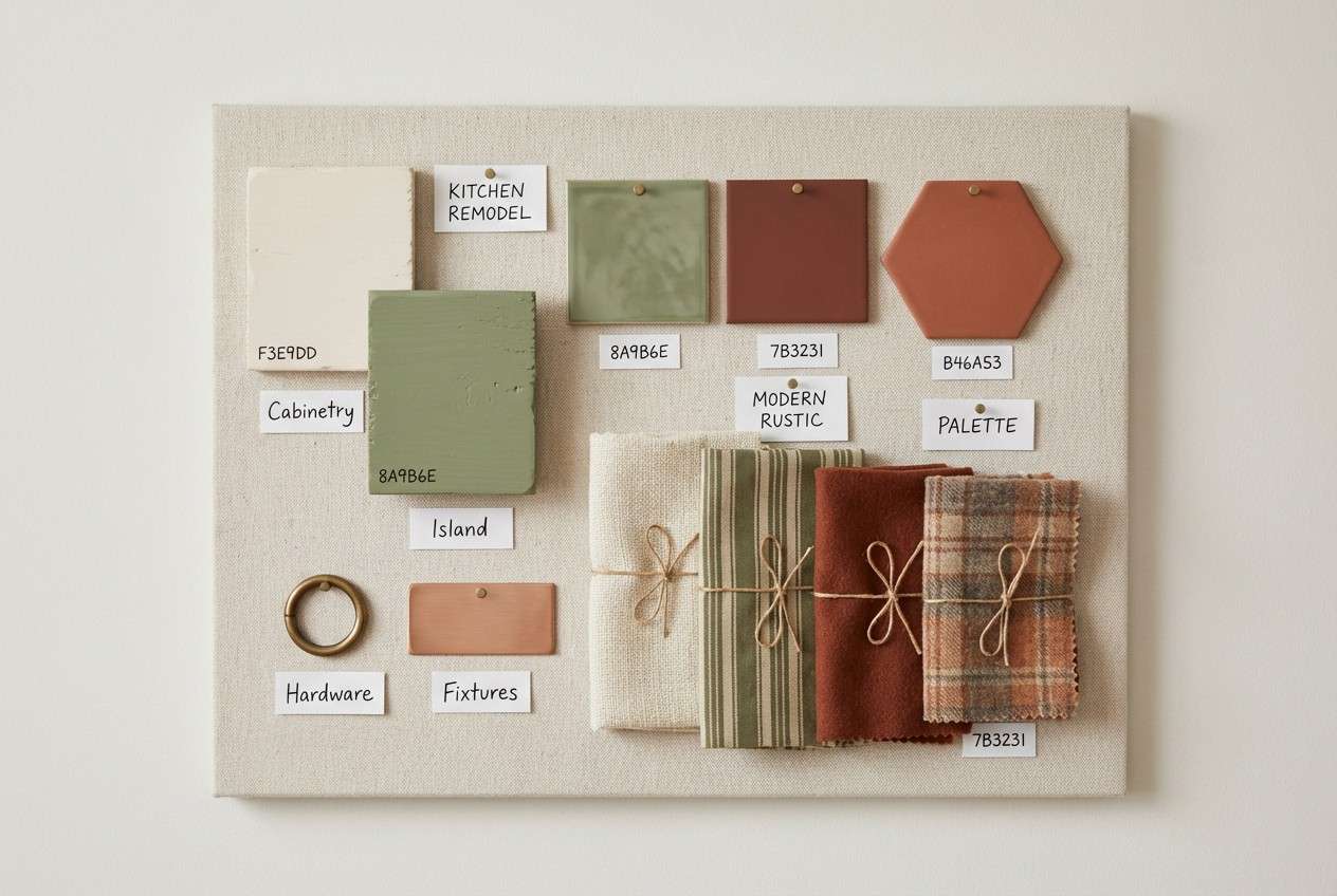 kitchen remodel mood board