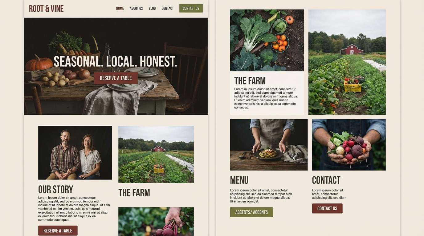 farm to table ui