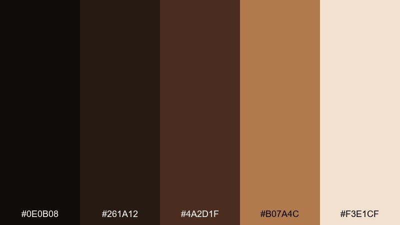 twilight sandstone color palette with hex codes