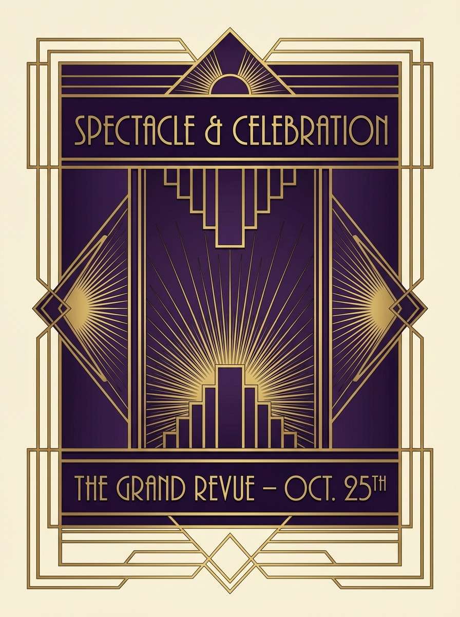 art deco poster