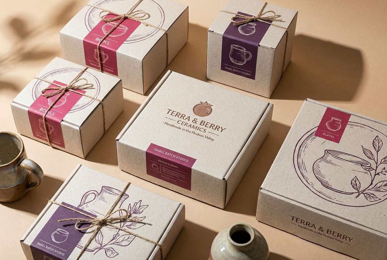 ceramics packaging shot