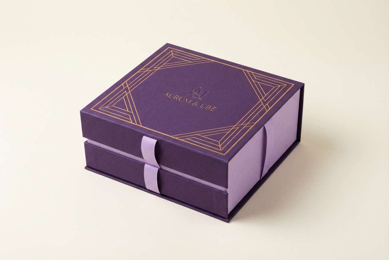 ube gold premium packaging