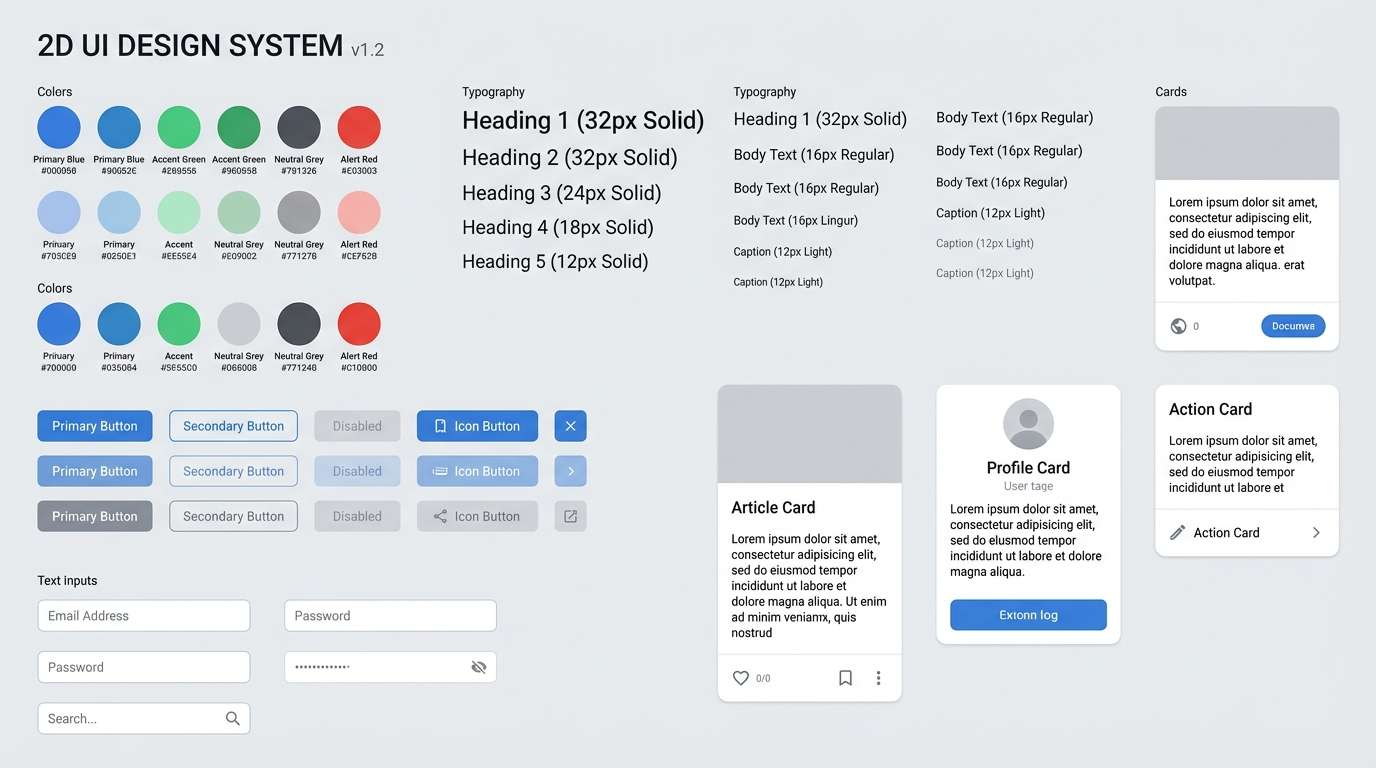 ui design system sheet