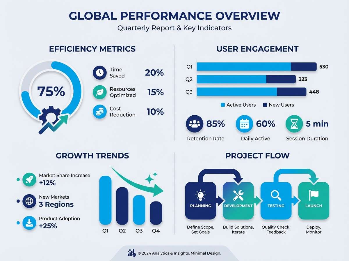 coastal infographic layout