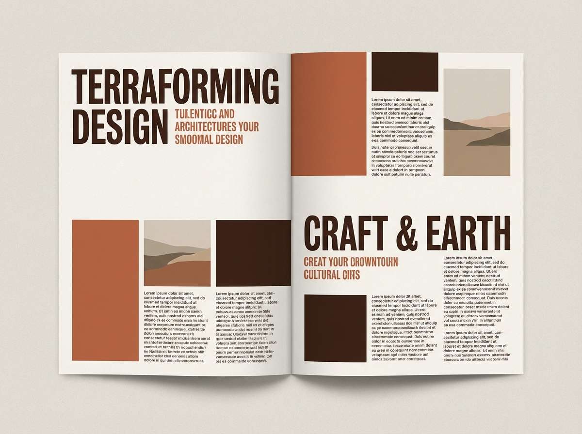 editorial spread layout