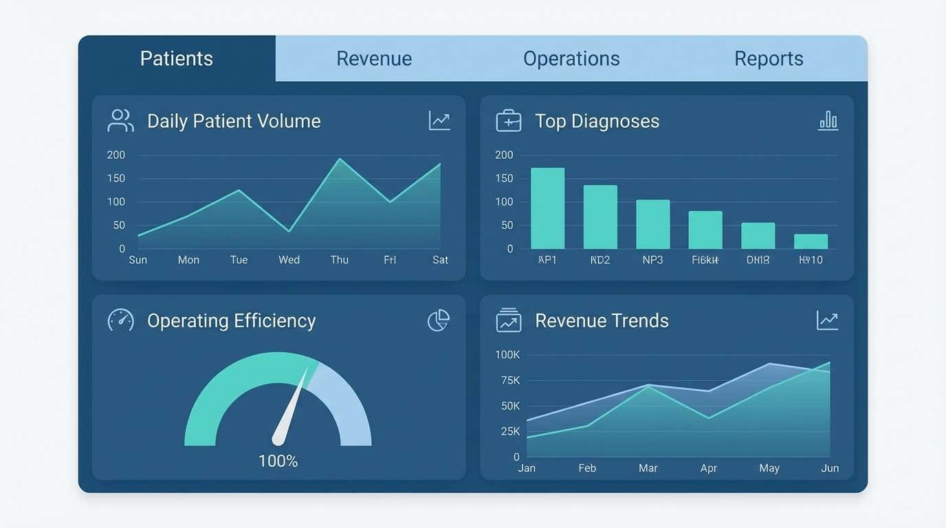 cool medical dashboard ui