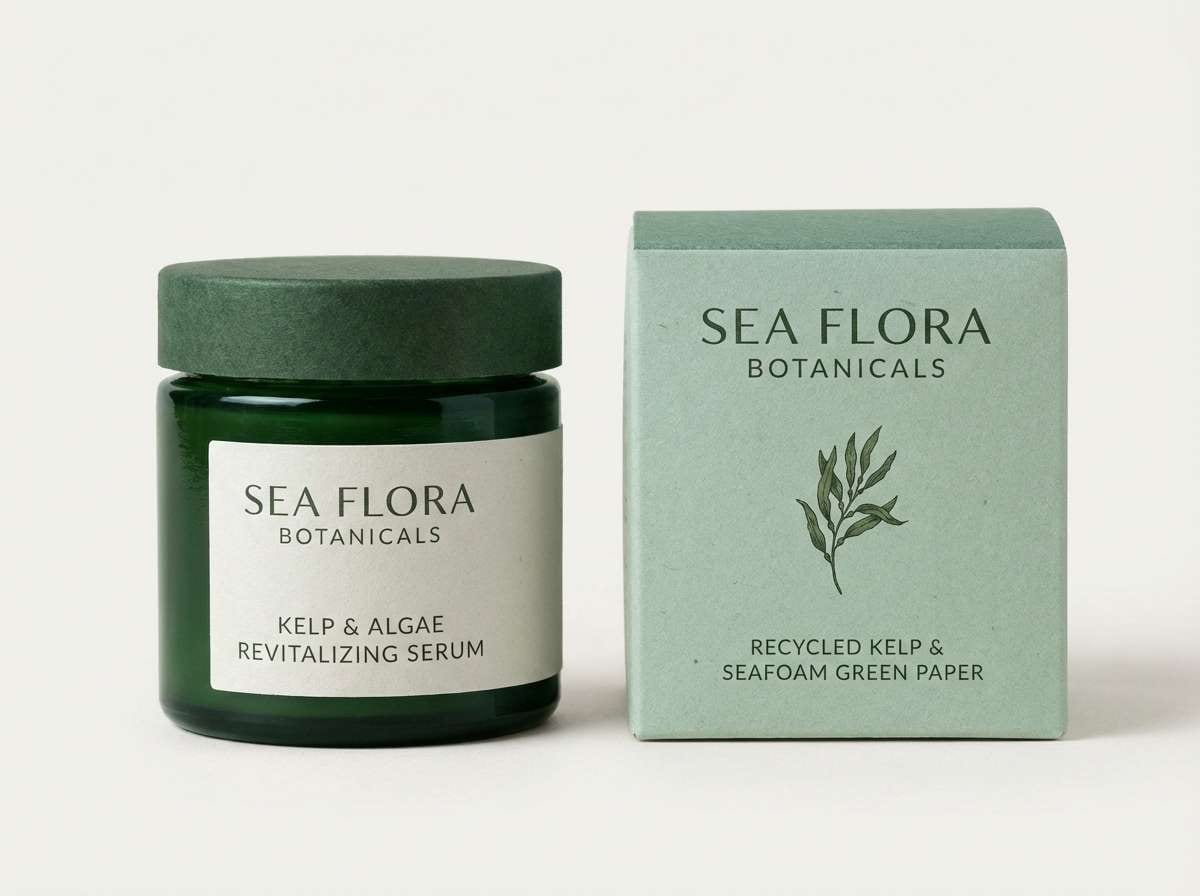 green eco packaging mockup