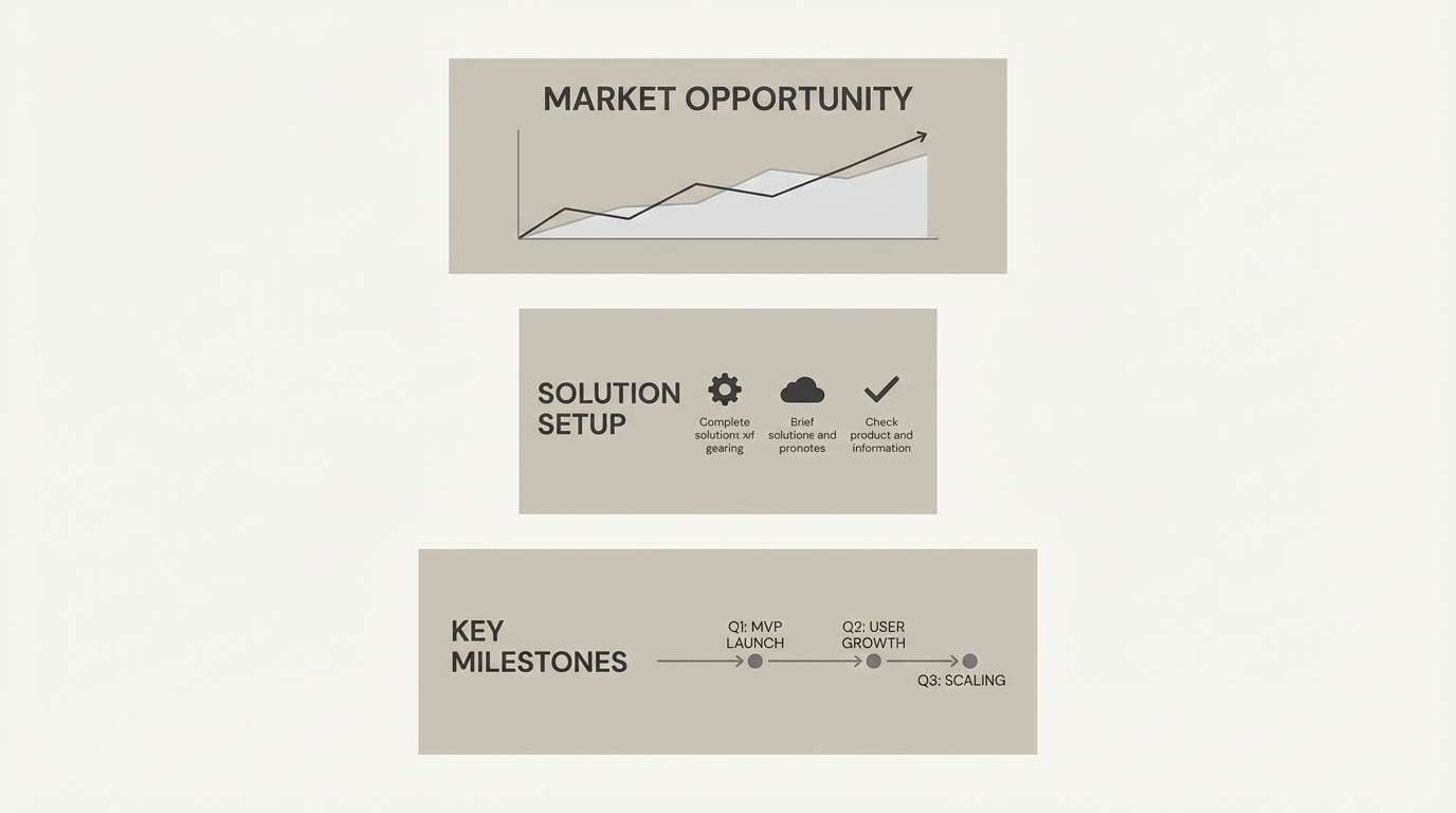 minimal neutral pitch deck