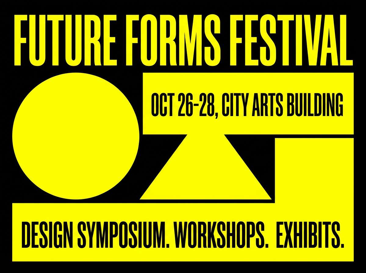 high contrast poster design