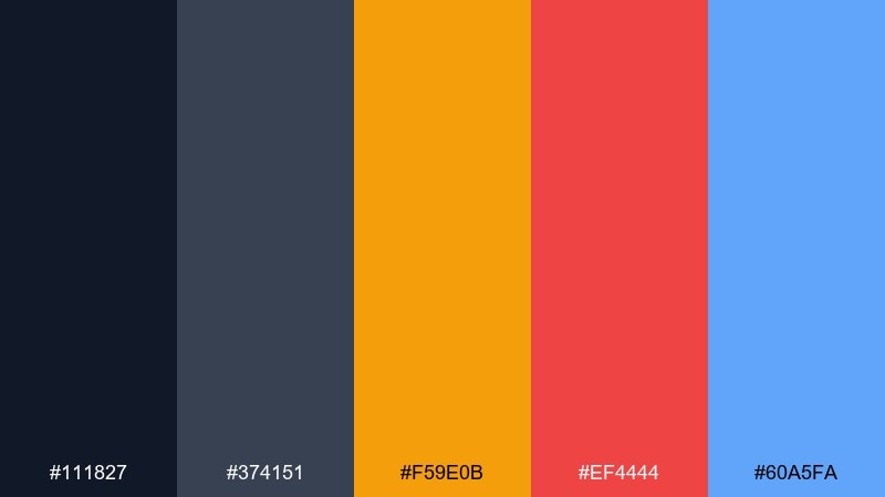 urban fireworks new year color palette with hex codes