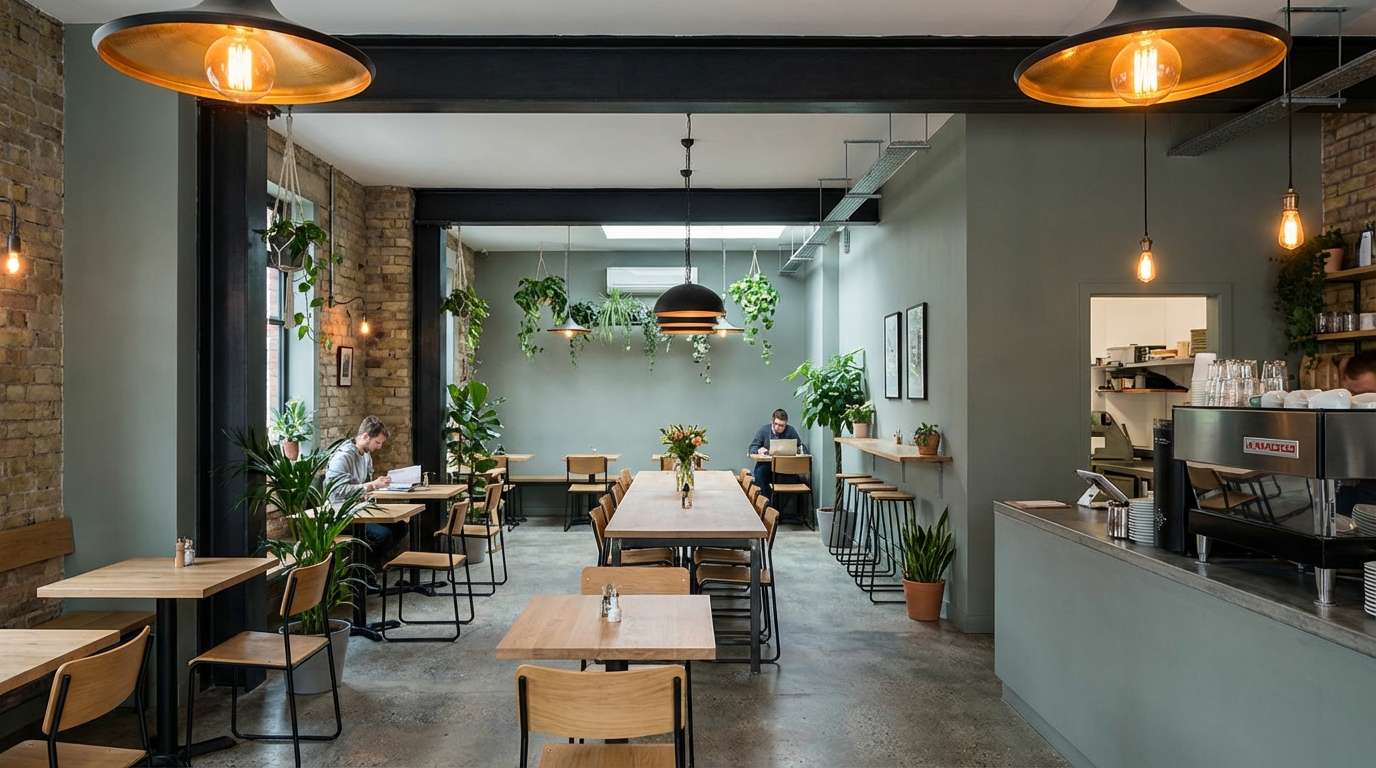 urban greenhouse cafe