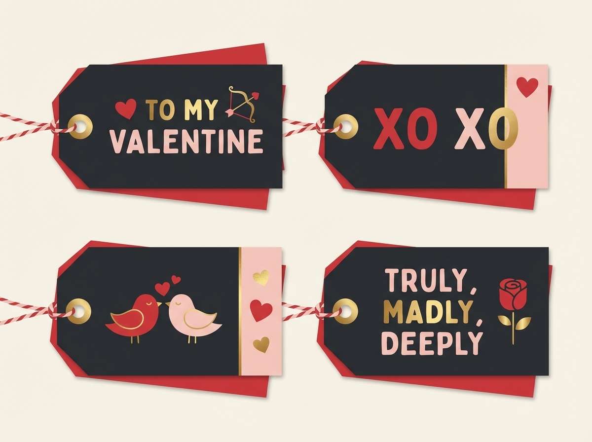 valentine gift tags