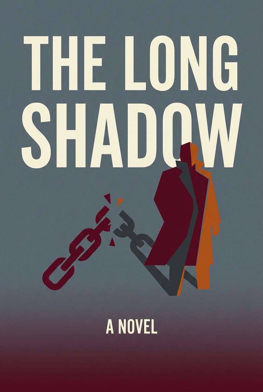 cinematic book cover layout