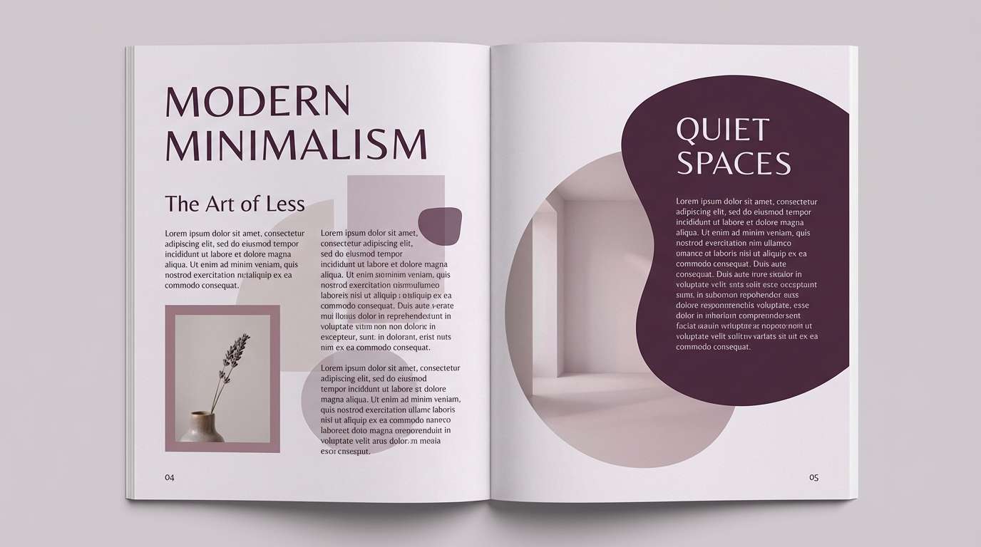 fashion editorial layout