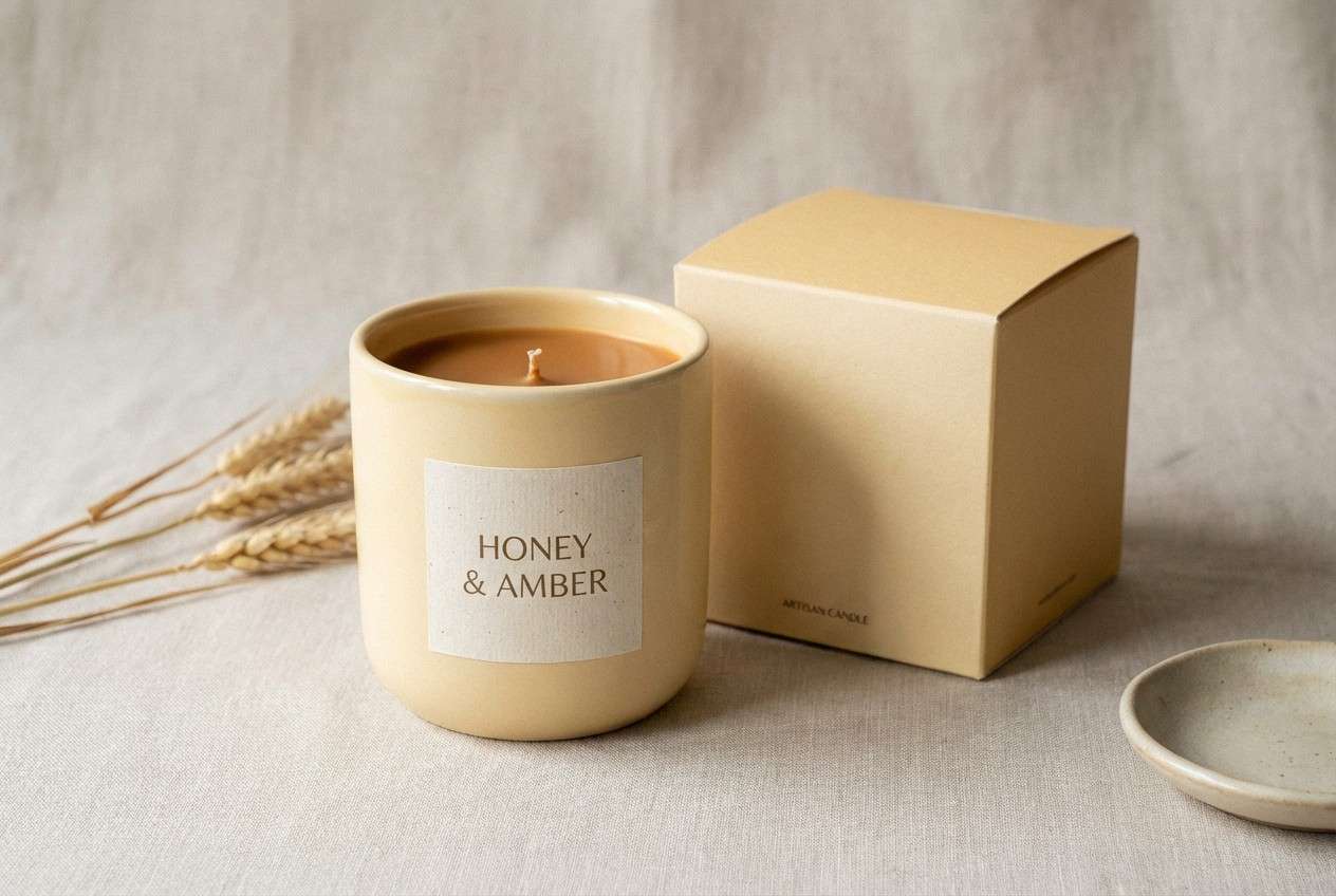 artisan candle product hero