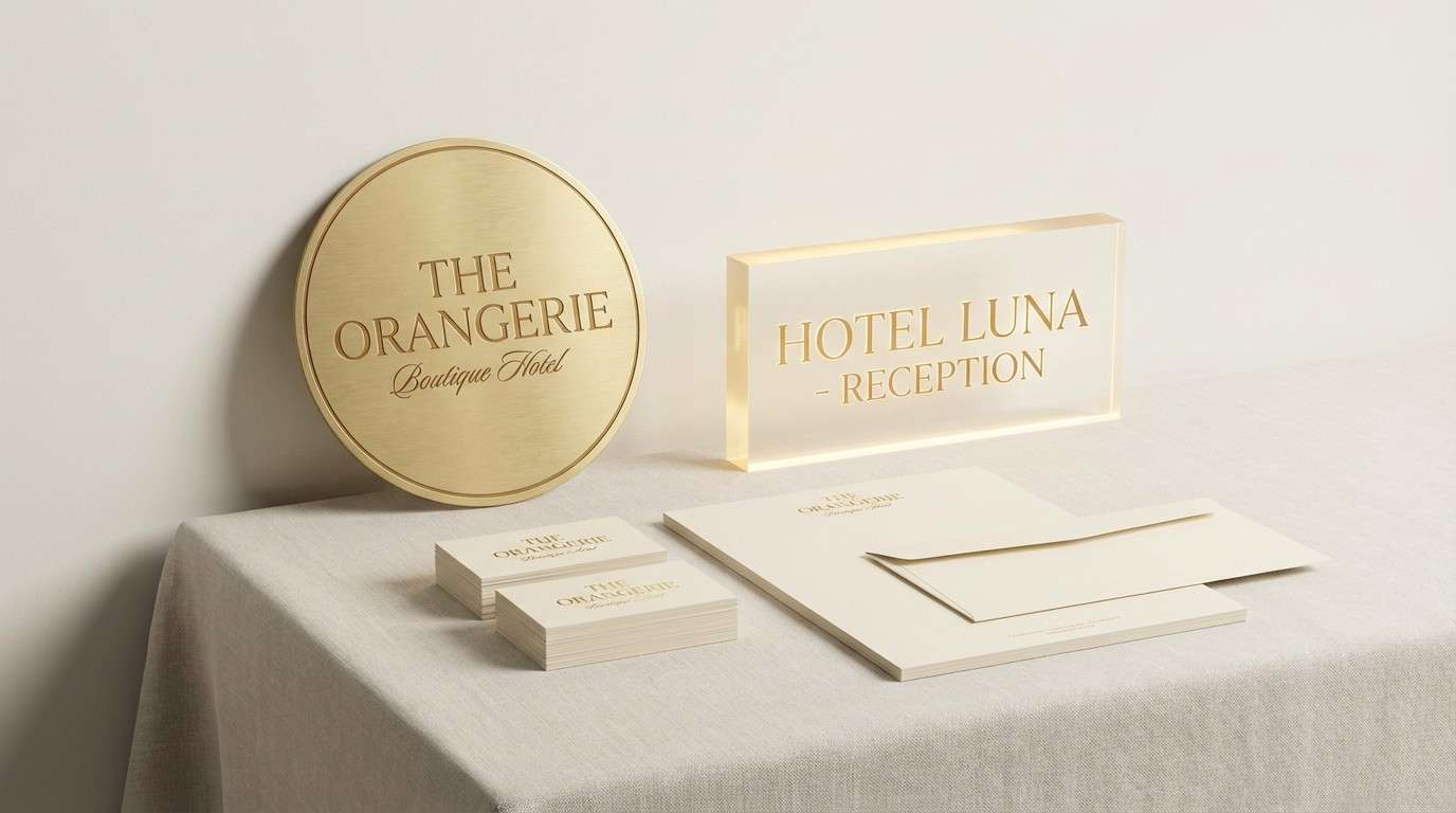 boutique hotel brand board