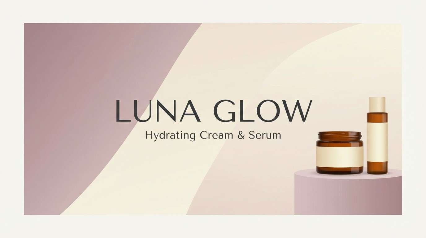 cosmetics banner ad layout