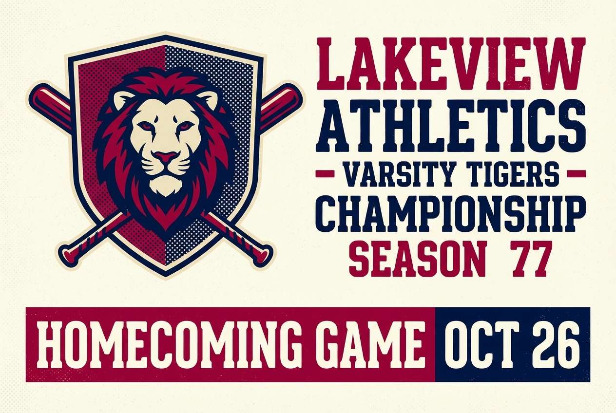 varsity sports poster