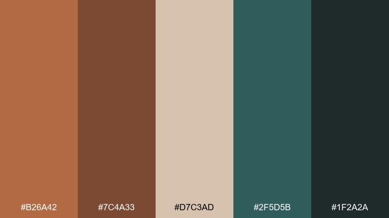 verdigris bronze patina copper bronze color palette with hex codes