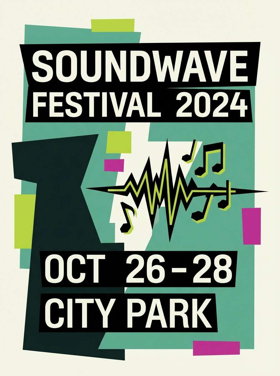 music festival poster