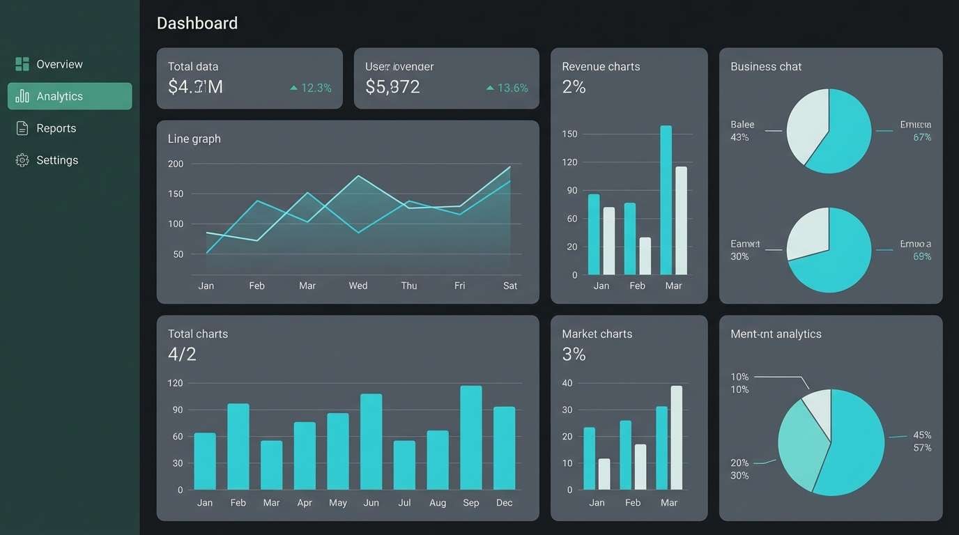 dark dashboard ui