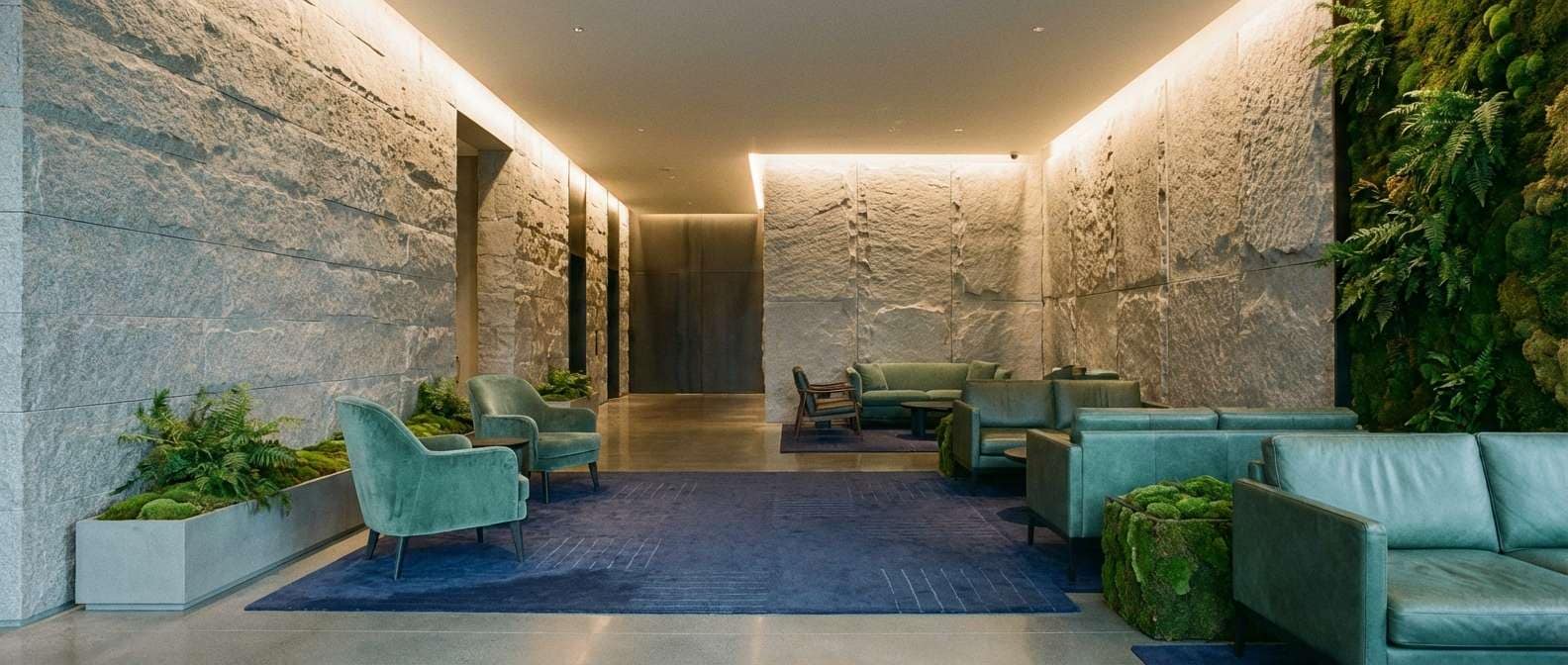 modern hotel lobby
