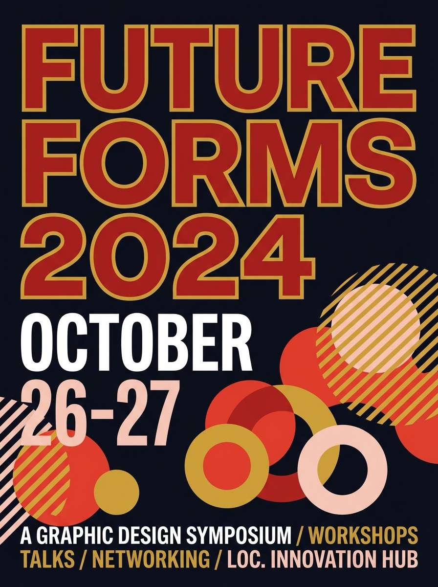 night market poster design