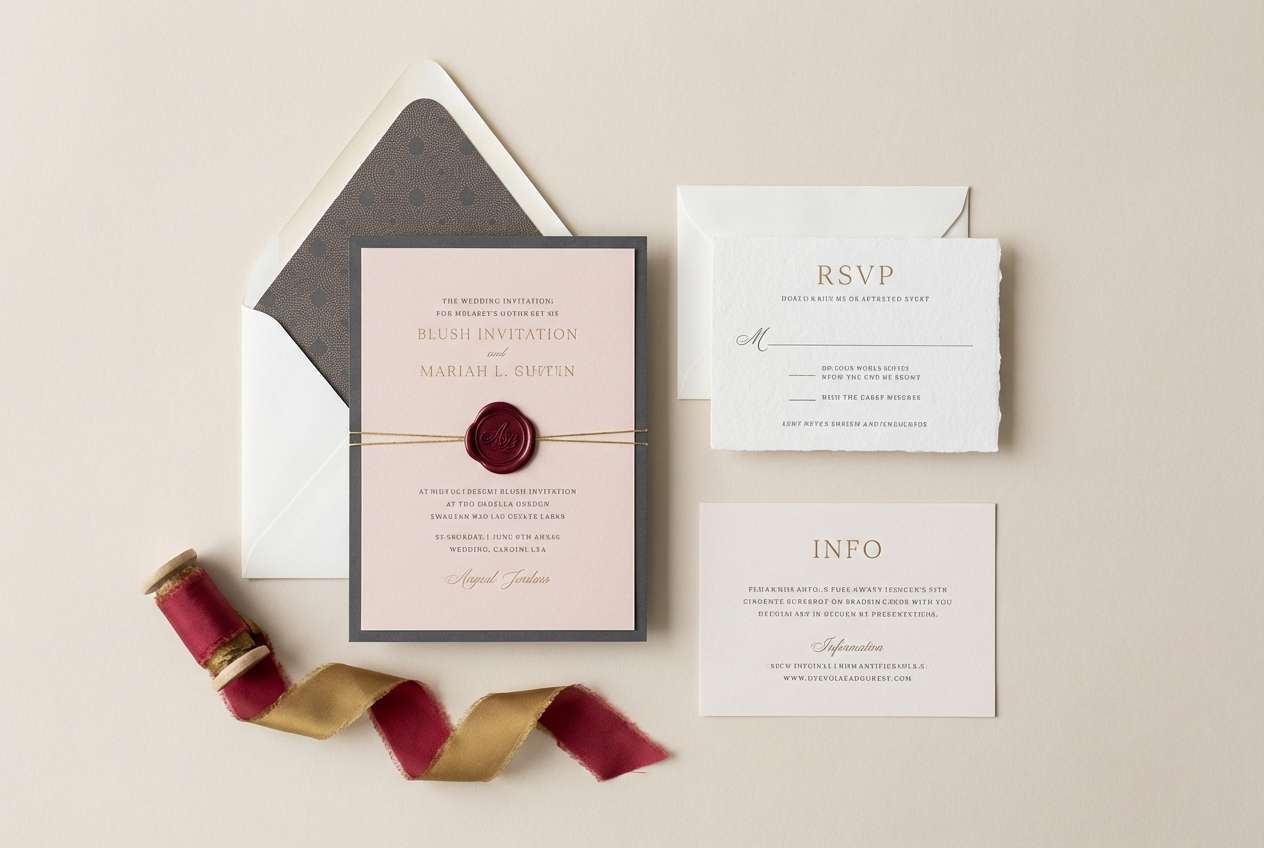 wedding invitation suite
