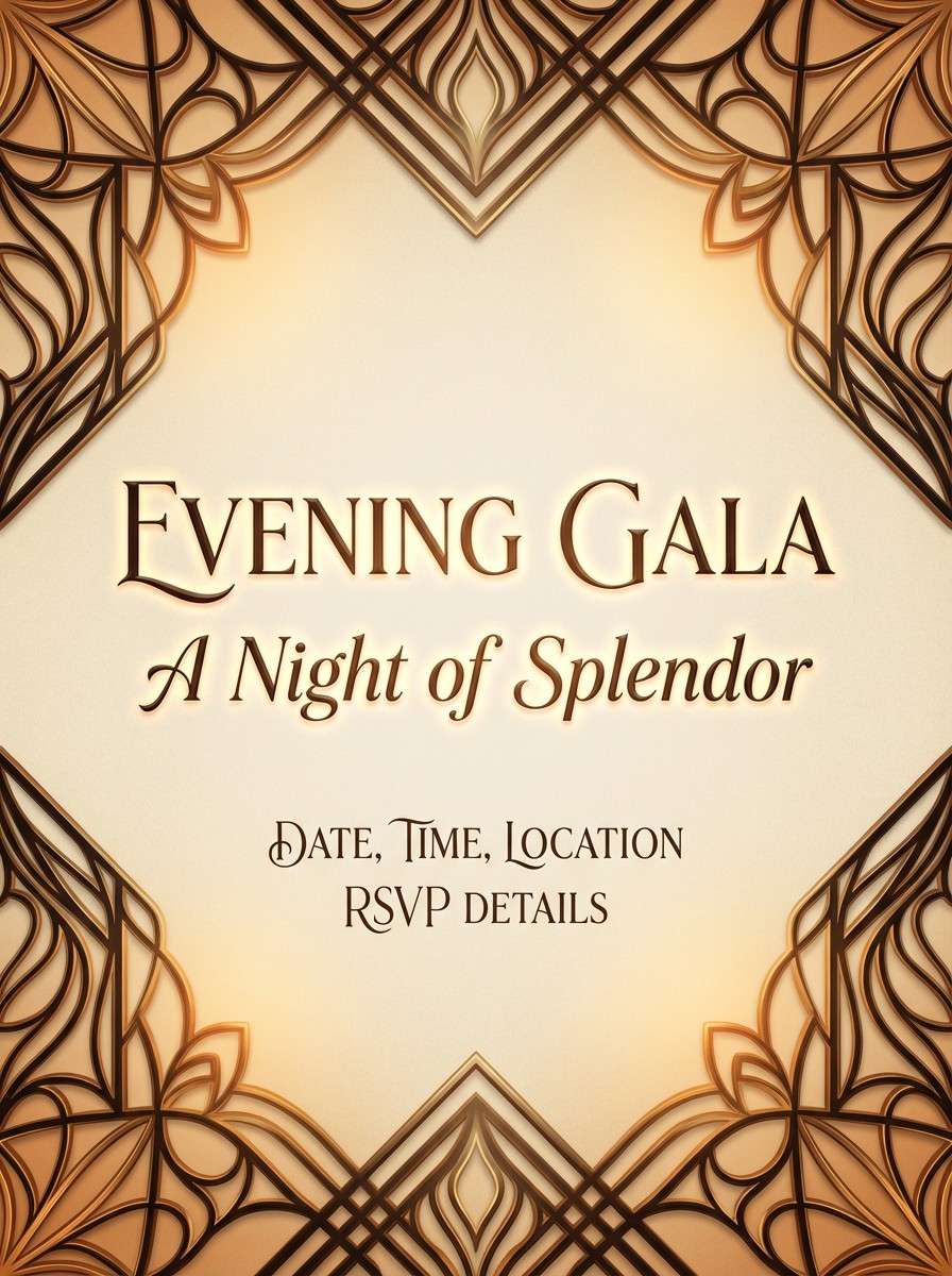 evening gala poster