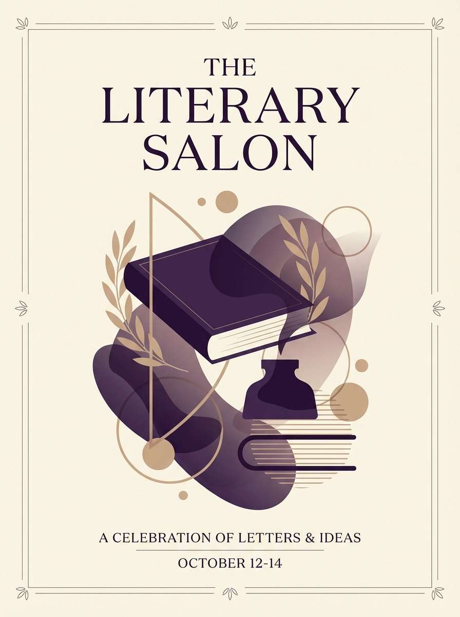 literary program cover