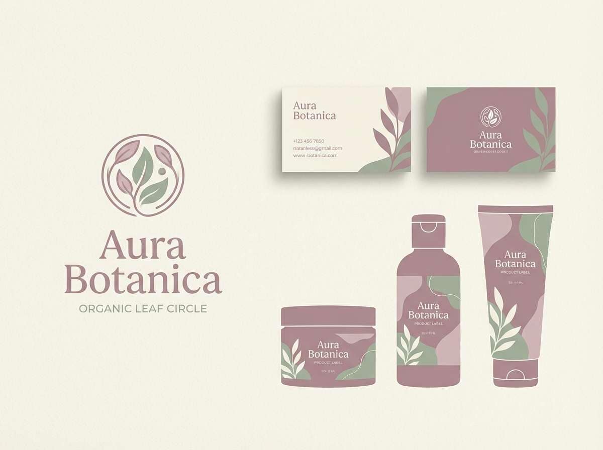 calm spa brand identity