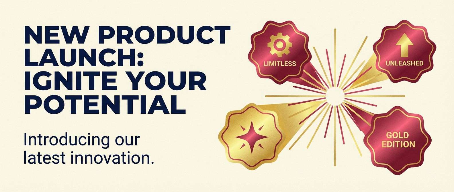 product launch banner