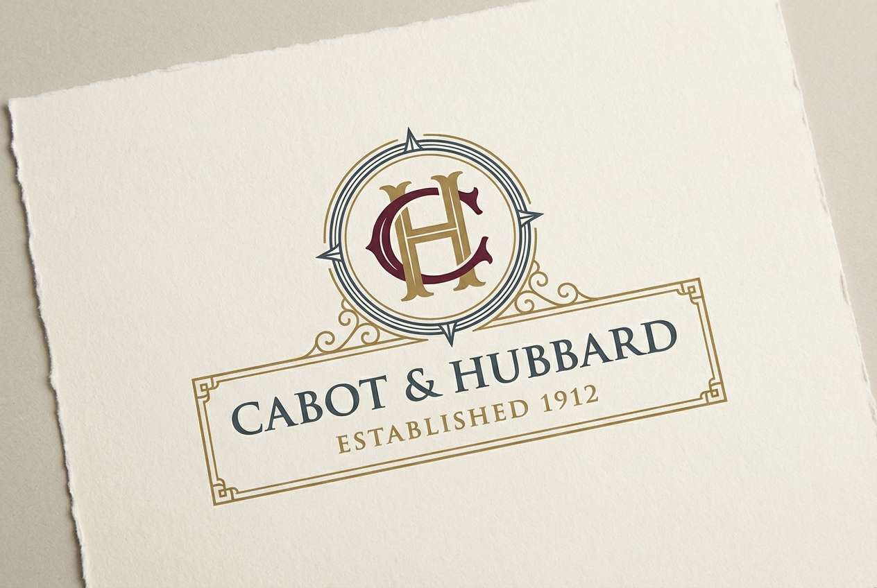 premium emblem brand lockup