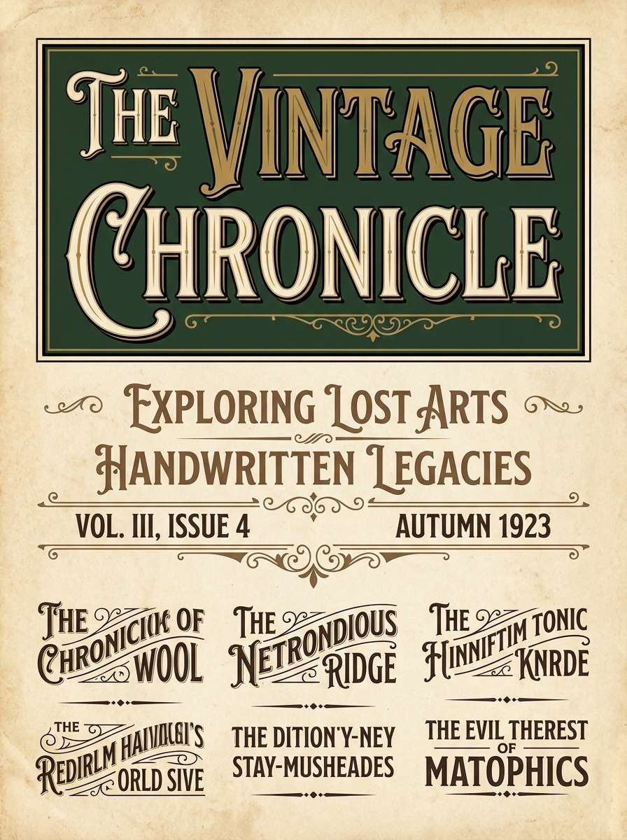 vintage editorial cover