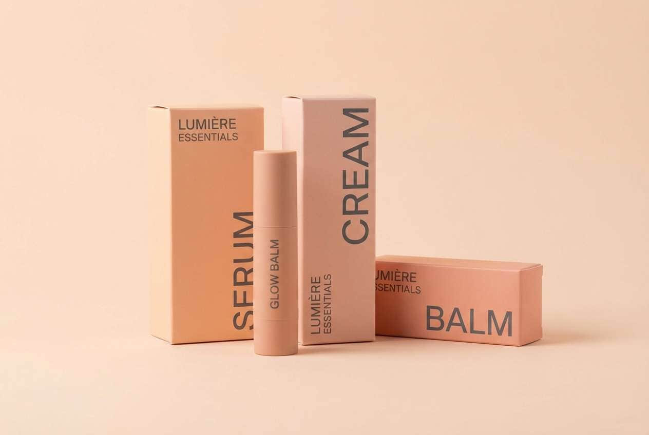 beauty packaging shot