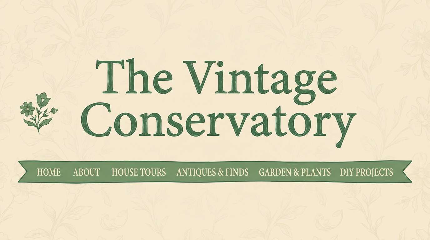 vintage home blog header