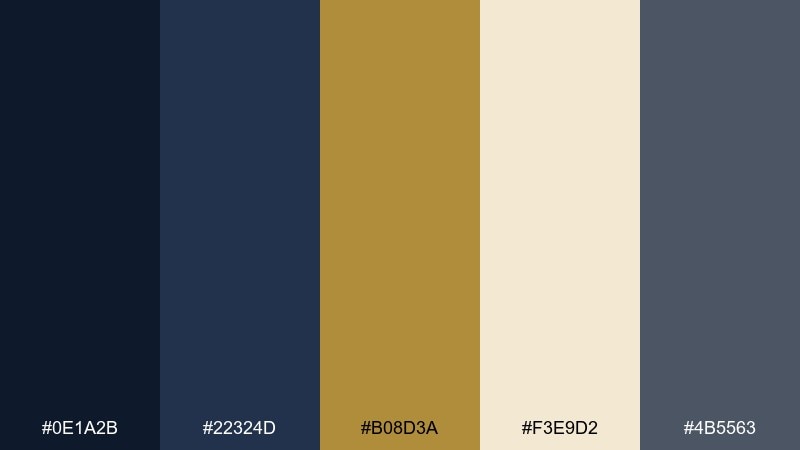 vintage library color palette with hex codes