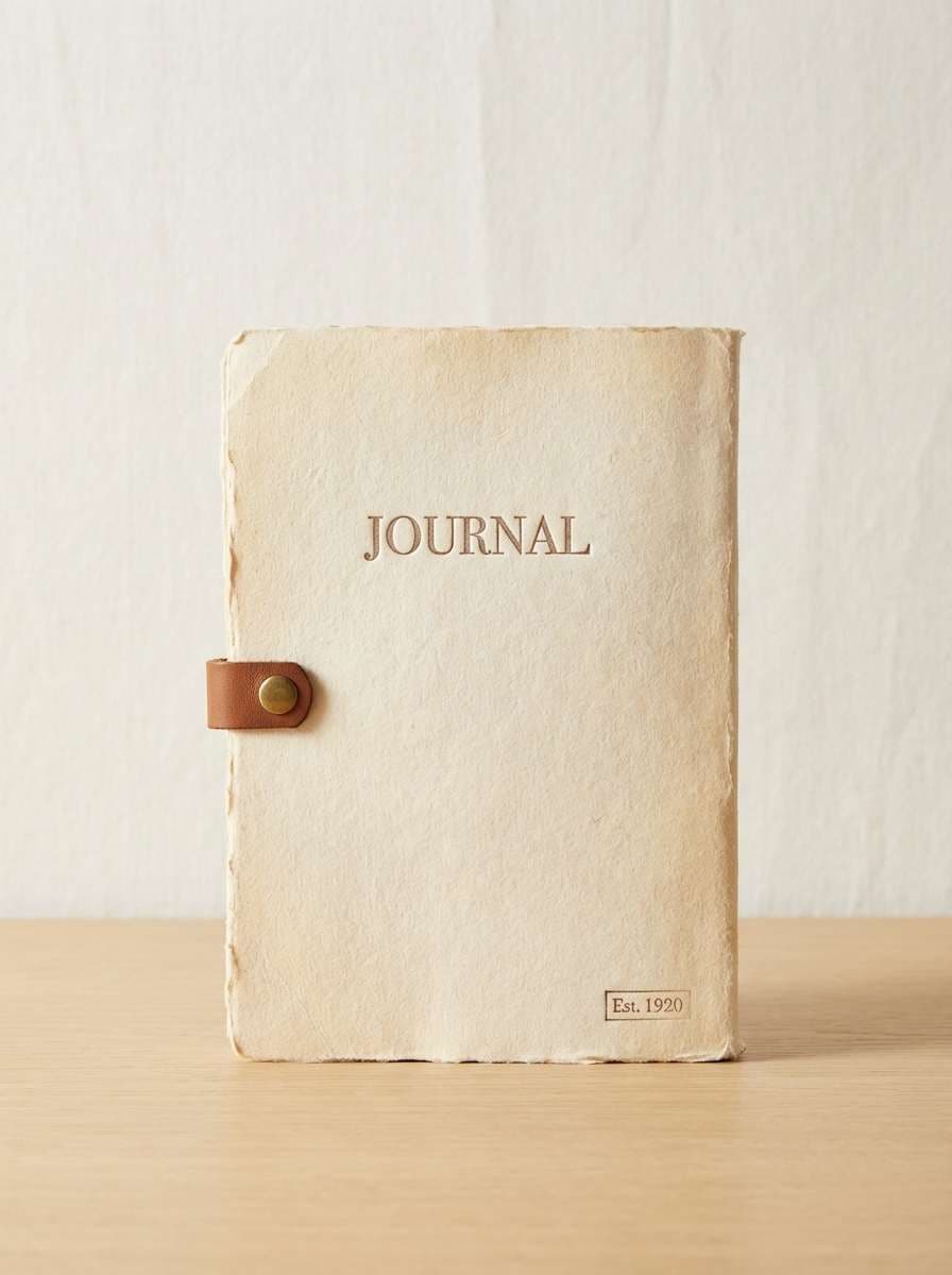 vintage notebook cover